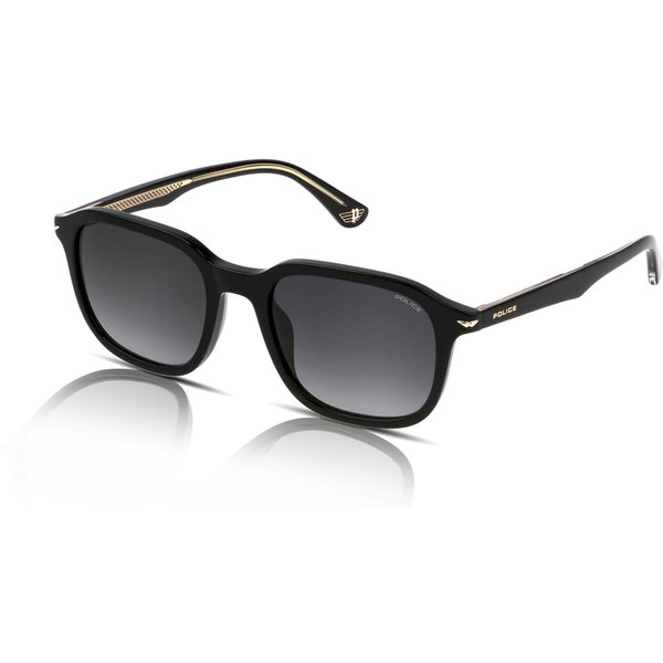 Police Champ 5 SPLL81 Men's Sunglasses 0700 Shiny Black/Smoke Gradient