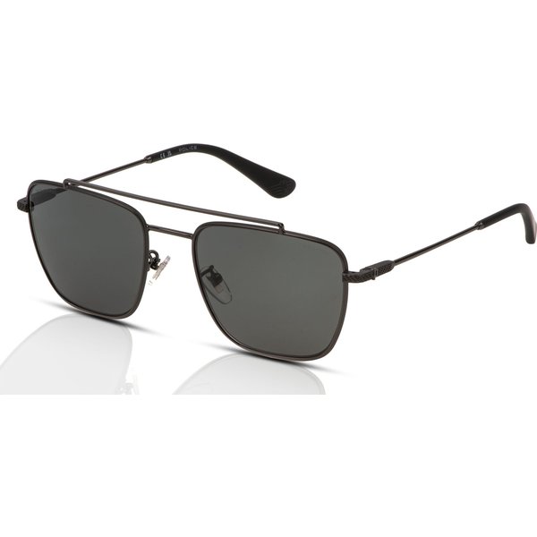 Police Octane 10 SPLN38 Men's Sunglasses 568P Total Shiny Gun/Smoke 54mm