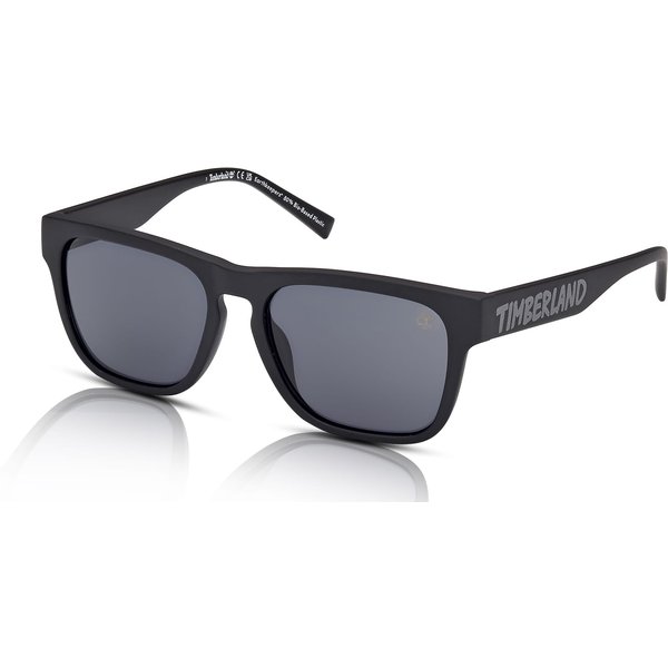 Timberland TB00011 Teen Boys Sunglasses 02A Shiny Black/Smoke