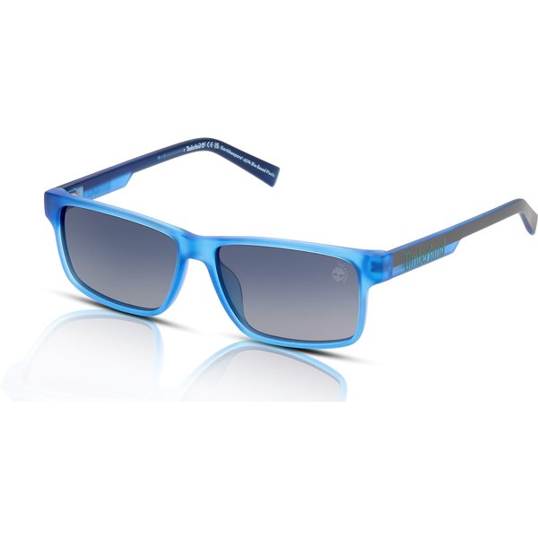 Timberland TB00015 Teen Boys Sunglasses 91D Matte Blue/Smoke Polarised
