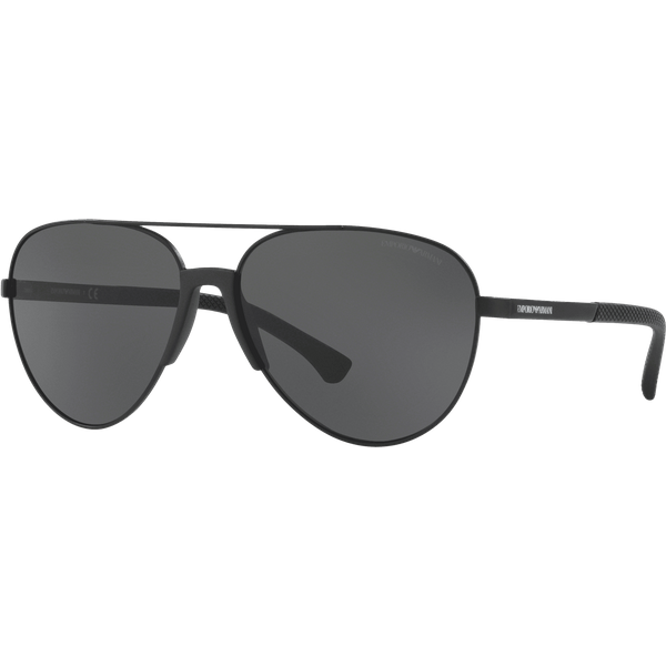 Emporio Armani EA2059 Men's Sunglasses 320387 Matte Black/Grey