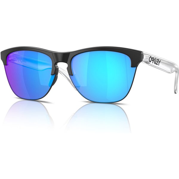 Oakley Frogskins Lite OO9374 Sunglasses 937402 Matte Black/Prizm Sapphire