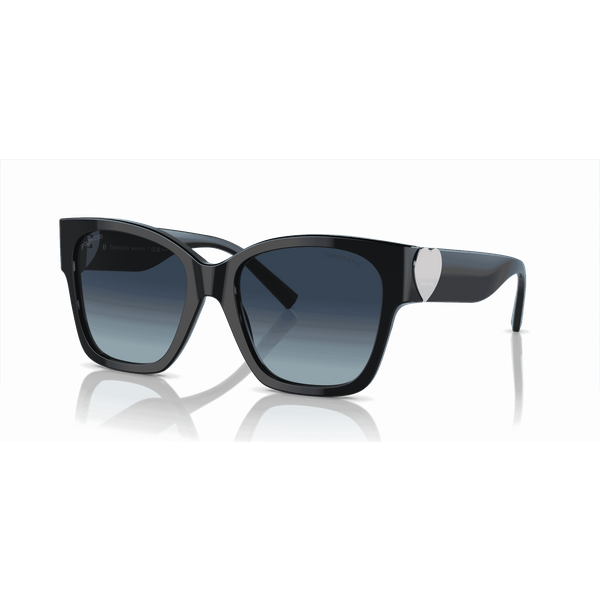 Tiffany & Co. TF4216 Women's Sunglasses 83944U Black/Azure Gradient Dark Blue Polar