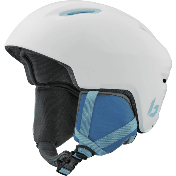 Bolle Atmos Youth Ski Helmet White Blue Matte X-Small