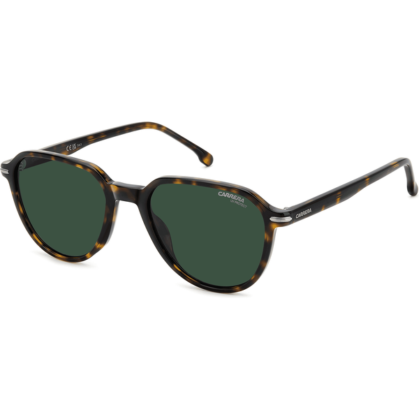 Carrera 342/S Men's Sunglasses FTT/QT Brown Havana/Dark Ruthenium/Green
