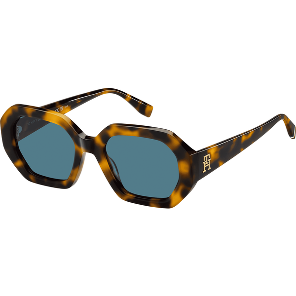 Tommy Hilfiger TH 2155/S Women's Sunglasses EPZ/KU Yellow Havana/Blue