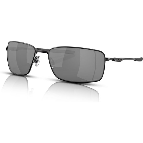 Oakley Square Wire OO4075 Men's Sunglasses 407505 Matte Black/Black Iridium Polarised