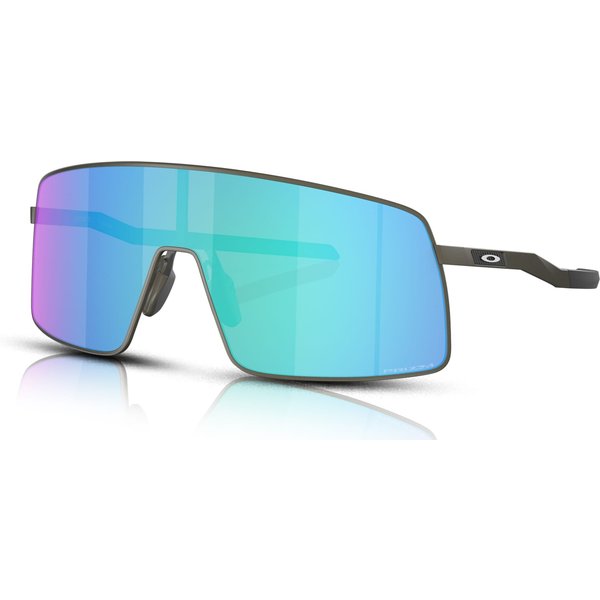 Oakley Sutro Ti OO6013 Men's Sunglasses 601304 Satin Lead/Prizm Sapphire