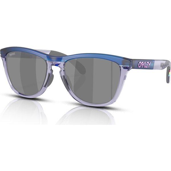 Oakley Frogskins Range OO9284 Men's Sunglasses 928416 Matte Transparent Blue/Prizm Black