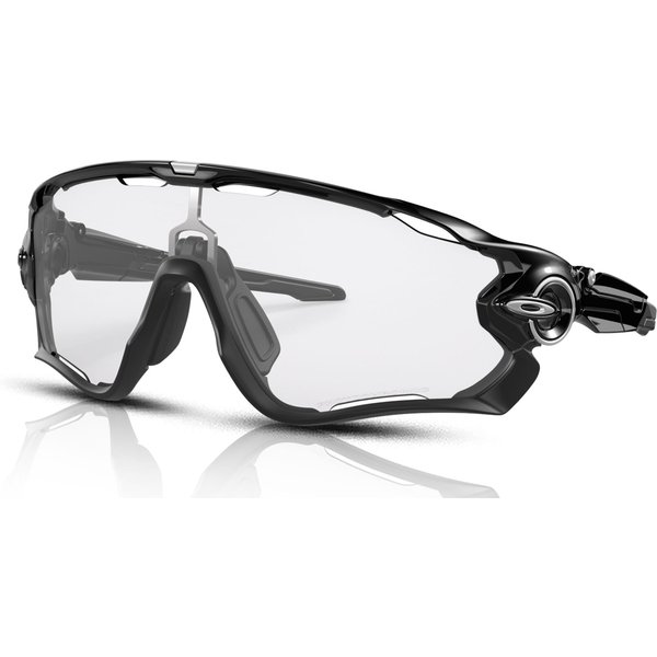 Oakley Jawbreaker OO9290 Men's Sunglasses 929014 Polished Black/Clear/Black Photo Irid