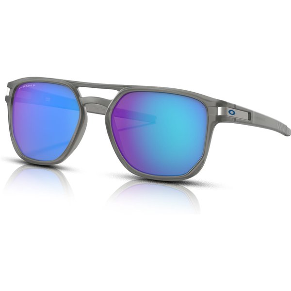 Oakley Latch Beta OO9436 Men's Sunglasses 943606 Matte Grey Ink/Prizm Sapphire Iridium Polarised