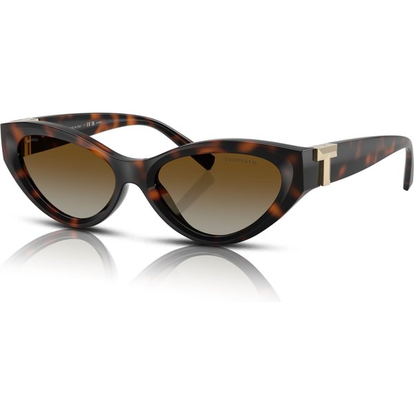 Tiffany & Co. TF4225U Women's Sunglasses 8015T5 Havana/Polarised Brown Gradient