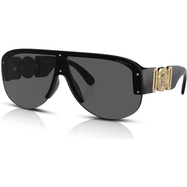 Versace VE4391 Men's Sunglasses GB1/87 Black/Dark Grey