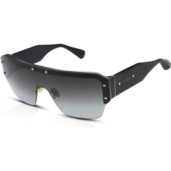 AllSaints Ania ALS5024 Sunglasses 003 Gloss Black/Grey Gradient