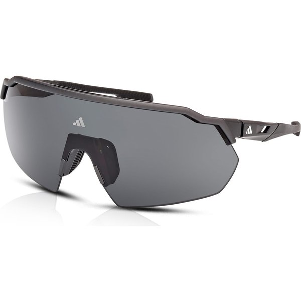 Adidas Sport SP0093 Sunglasses 02D Matte Black/Smoke Polarised