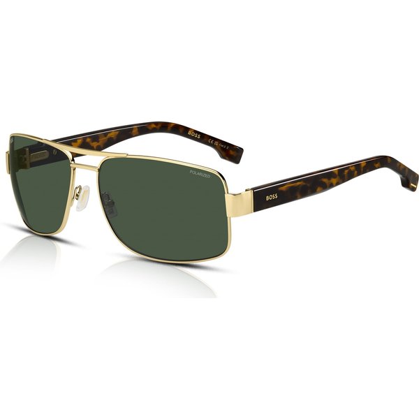 Boss 1761/S Men's Sunglasses J5G/UC Gold/Green Polarised