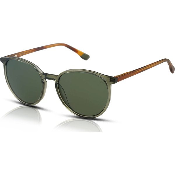 Botaniq BIS-7071 Men's Sunglasses 102 Misty Khaki Green & Tortoise/G15