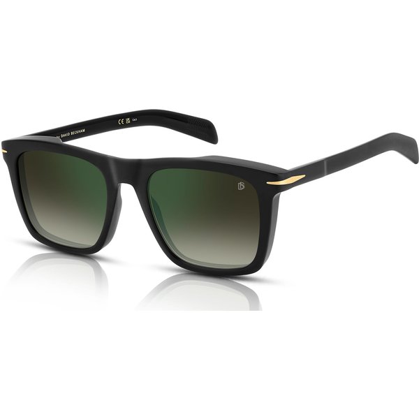 David Beckham DB7000/S Men's Sunglasses 003/CS Matte Black/Green Gradient Mirror