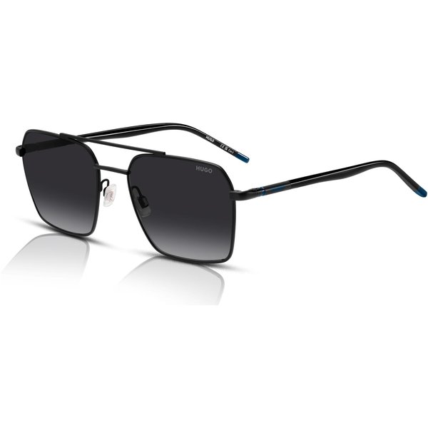 Hugo HG1348/S Men's Sunglasses 003/9O Matte Black/Dark Grey Gradient