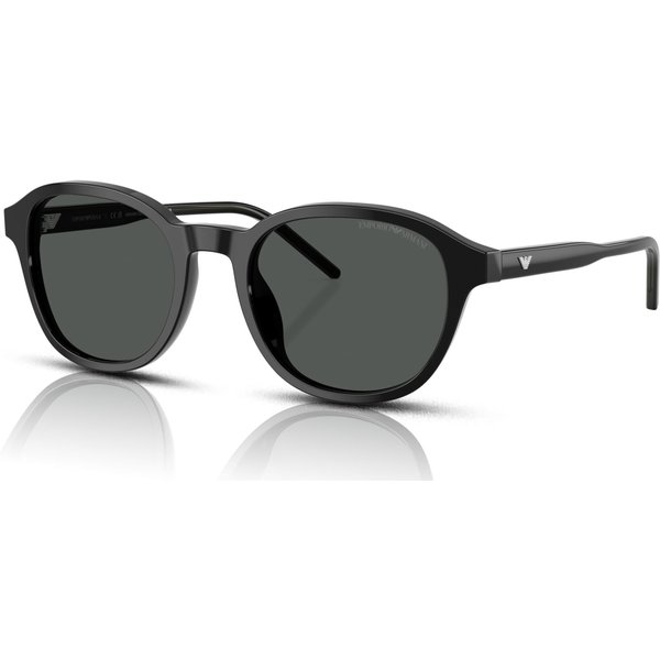 Emporio Armani EA4247U Men's Sunglasses 501787 Shiny Black/Dark Grey