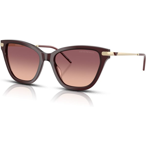 Emporio Armani EA4251 Women's Sunglasses 62658D Shiny Opal Bordeaux/Pink Gradient Violet