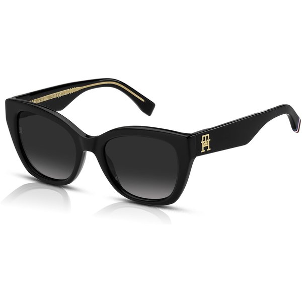Tommy Hilfiger TH1980/S Women's Sunglasses 807/9O Black/Dark Grey Shaded