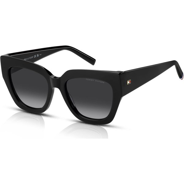 Tommy Hilfiger TH2223/S Women's Sunglasses 807/9O Black/Dark Grey Gradient