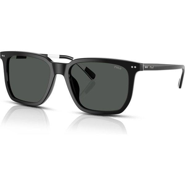 Polo Ralph Lauren PH4224U Men's Sunglasses 500187 Shiny Black/Dark Grey