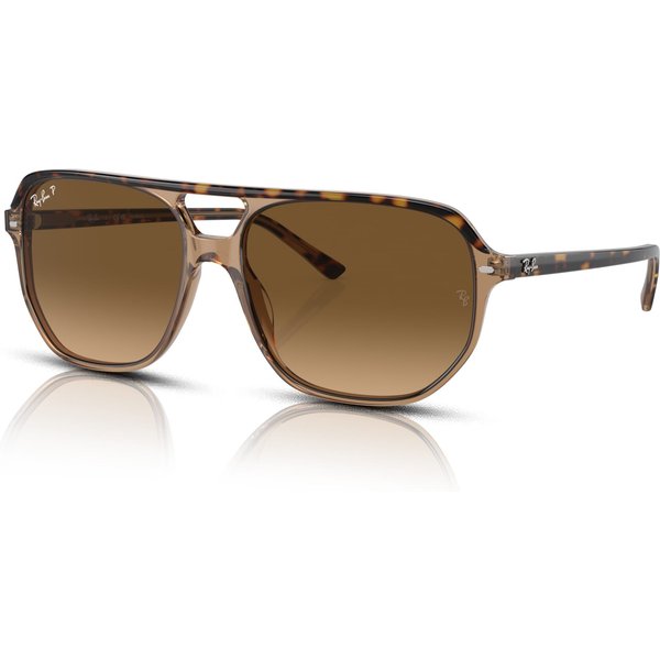 Ray-Ban Bill One RB2205 Sunglasses 1292M2 Havana On Transparent Brown/Brown Polarised