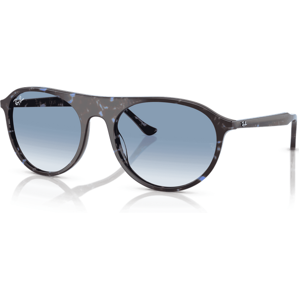 Ray-Ban RB2215 Sunglasses 14303F Havana Blue Tortoiseshell/Clear Gradient Blue XXL 59mm