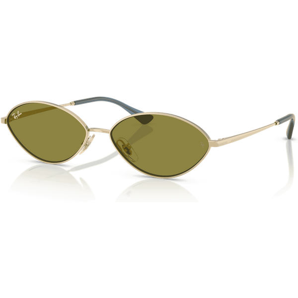 Ray-Ban Kai RB3757 Sunglasses 9213/2 Pale Gold/Green