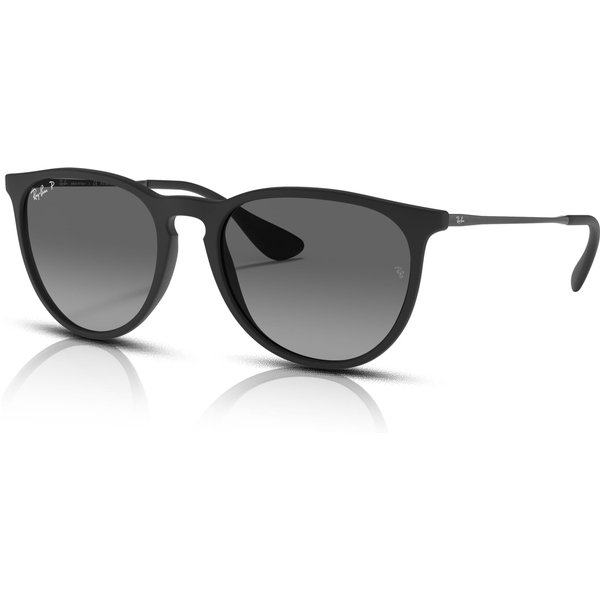 Ray-Ban Erika RB4171 Women's Sunglasses 622/T3 Rubber Black/Light Grey Grey