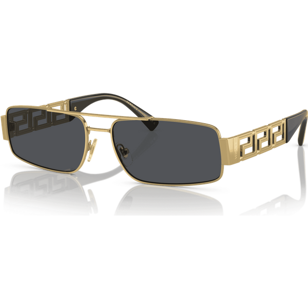 Versace VE2257 Men's Sunglasses 100287 Gold/Dark Grey