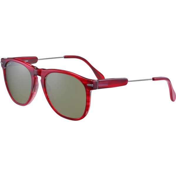 Serengeti Amboy SS530005 Sunglasses Red Streaky/Shiny Gunmetal/Mineral Polarised