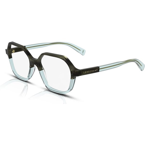 Longchamp LO2740 Glasses 214 Striped Brown/Azure 53mm