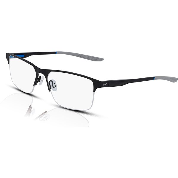 Nike NK8045 Glasses 004 Satin Black/Wolf Grey