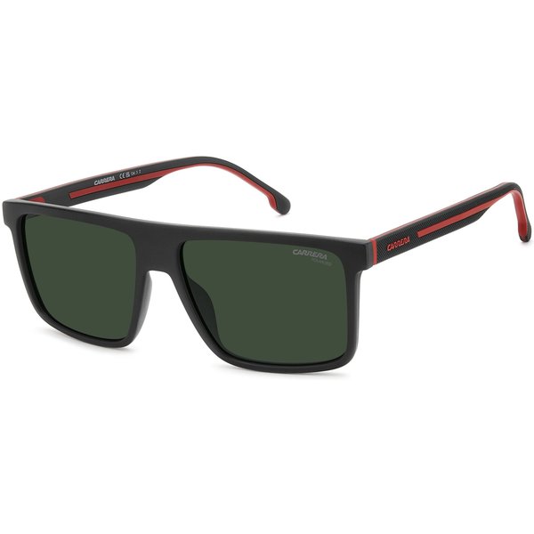 Carrera C SPORT 14/S Men's Sunglasses BLX/UC Matte Black Red/Green Polarized
