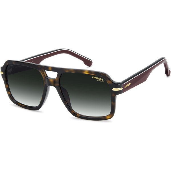 Carrera 377/S Men's Sunglasses 086/9K Havana/Green Shaded