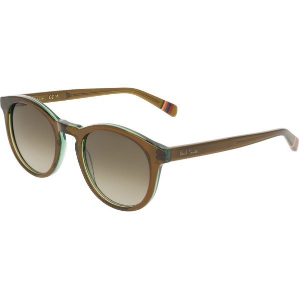Paul Smith PS26601S POULCOTT Sunglasses 206 Transparent Brown/Green