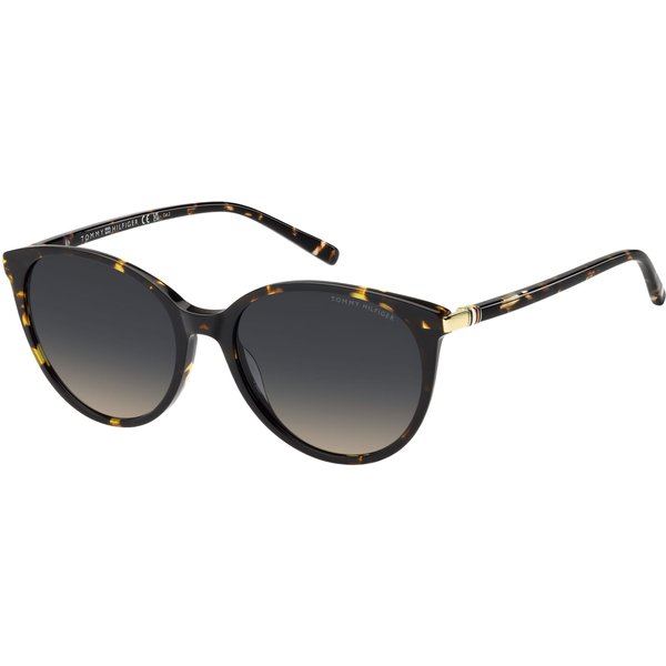 Tommy Hilfiger TH2350/S Women's Sunglasses 086/I4 Havana/Blue Doubleshade Peach
