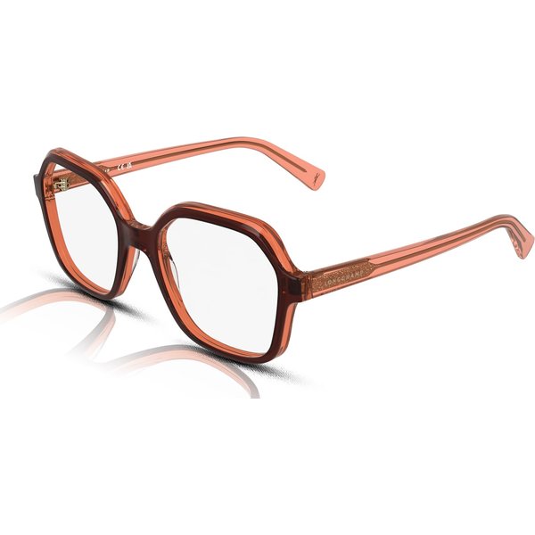 Longchamp LO2796 Women's Glasses 203 Transparent Brown/Red