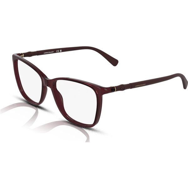 Longchamp LO2801 Women's Glasses 601 Transparent Burgundy