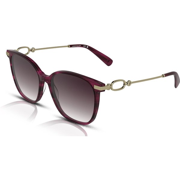 Longchamp LO805S Women's Sunglasses 503 Striped Purple