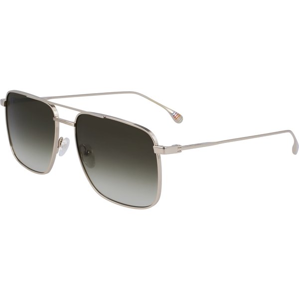 Paul Smith PS23100S HALSEY Men's Sunglasses 717 Gold/Khaki Gradient