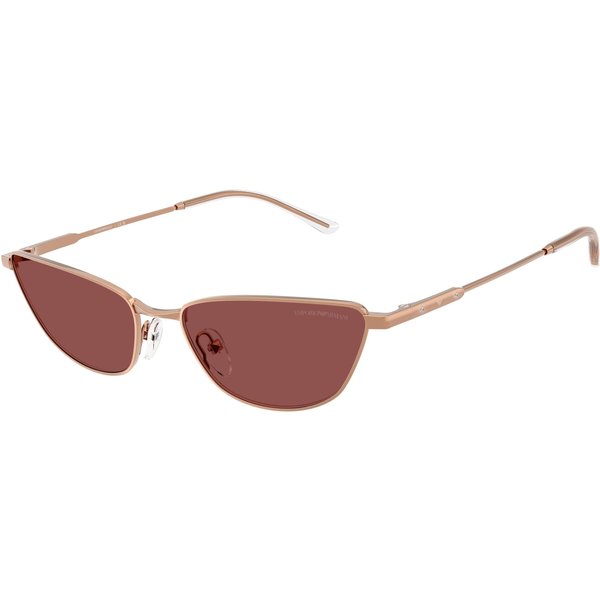 Emporio Armani EA2174B Women's Sunglasses 301175 Shiny Rose Gold/Dark Violet
