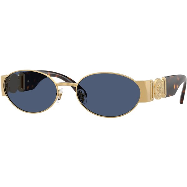 Versace VE2299 Men's Sunglasses 100280 Gold/Dark Blue