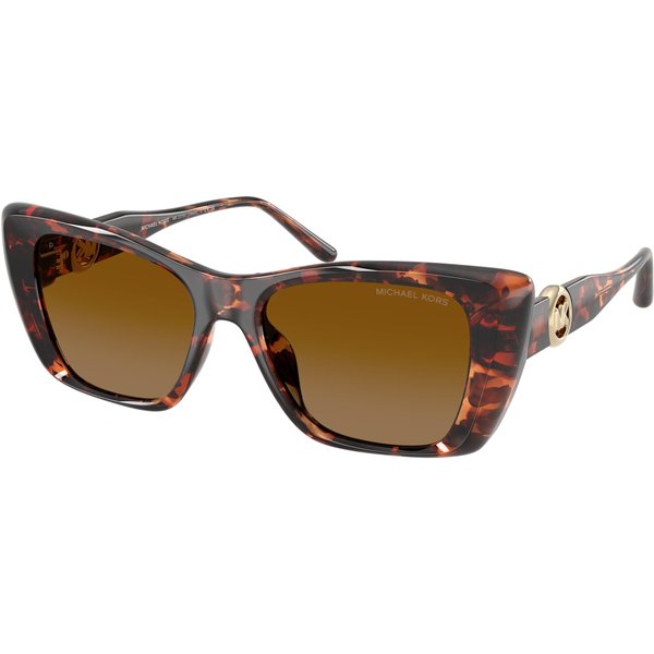 Michael Kors Tokyo MK2270U Women's Sunglasses 40319P Luggage Tortoise/Brown Gradient Polarized