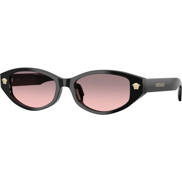 Versace VE4512D Women's Sunglasses GB1/5M Black/Rose Gradient Grey