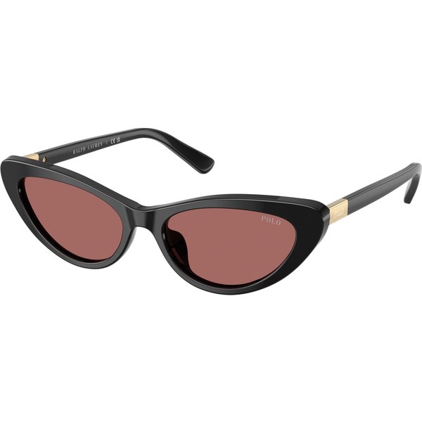 Polo Ralph Lauren PH4199U Women's Sunglasses 500169 Shiny Black/Dark Violet