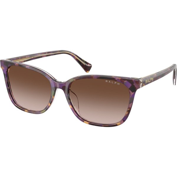 Ralph by Ralph Lauren RA5348U Women's Sunglasses 630313 Violet Havana/Transparent/Gradient Brown